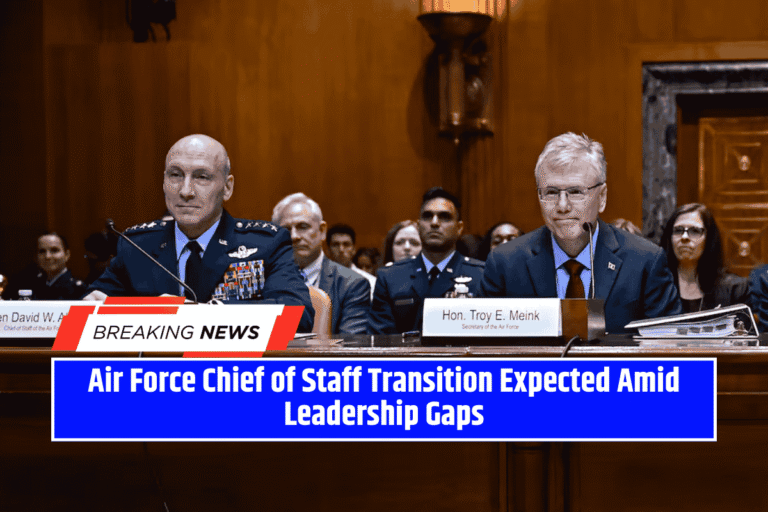 Air Force Chief of Staff Transition Expected Amid Leadership Gaps