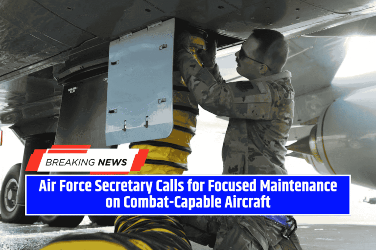 Air Force Secretary Calls for Focused Maintenance on Combat-Capable Aircraft