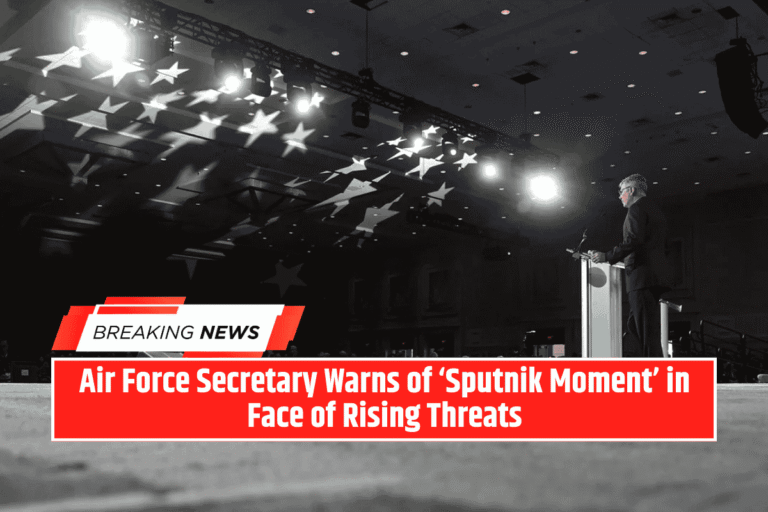 Air Force Secretary Warns of ‘Sputnik Moment’ in Face of Rising Threats