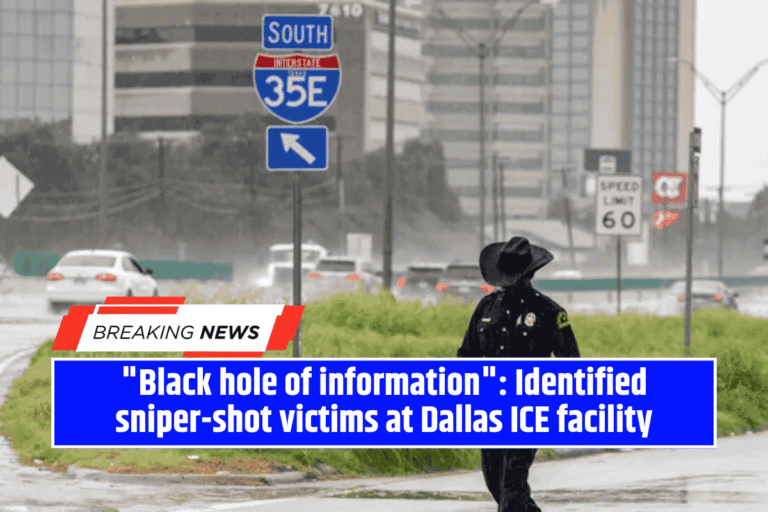 "Black hole of information": Identified sniper-shot victims at Dallas ICE facility