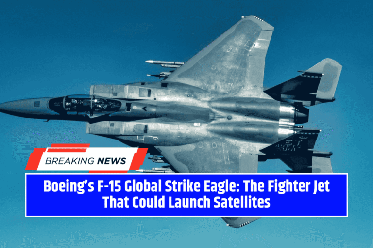 Boeing’s F-15 Global Strike Eagle: The Fighter Jet That Could Launch Satellites