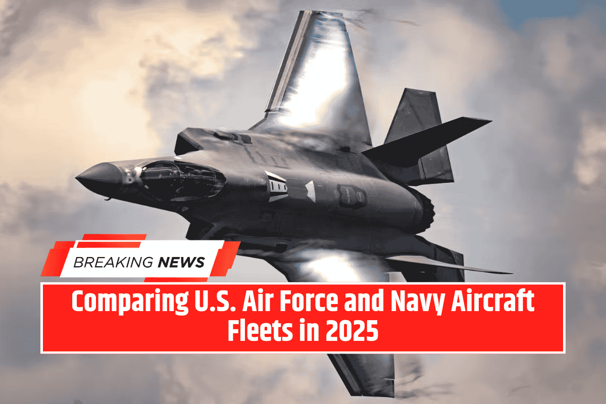 Comparing U.S. Air Force and Navy Aircraft Fleets in 2025