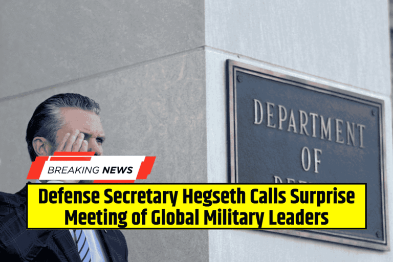 Defense Secretary Hegseth Calls Surprise Meeting of Global Military Leaders
