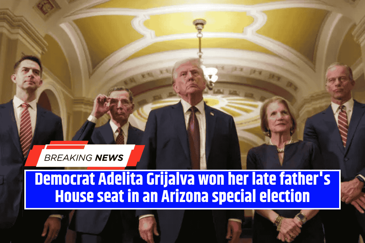 Democrat Adelita Grijalva won her late father's House seat in an Arizona special election