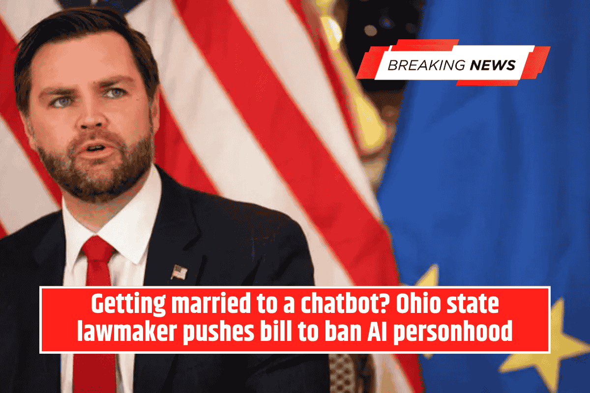 Getting married to a chatbot? Ohio state lawmaker pushes bill to ban AI personhood