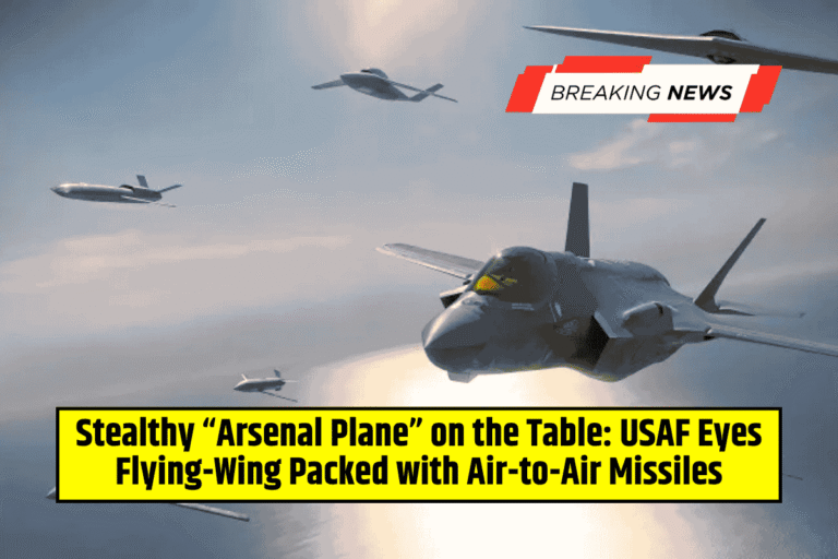 Stealthy “Arsenal Plane” on the Table: USAF Eyes Flying-Wing Packed with Air-to-Air Missiles