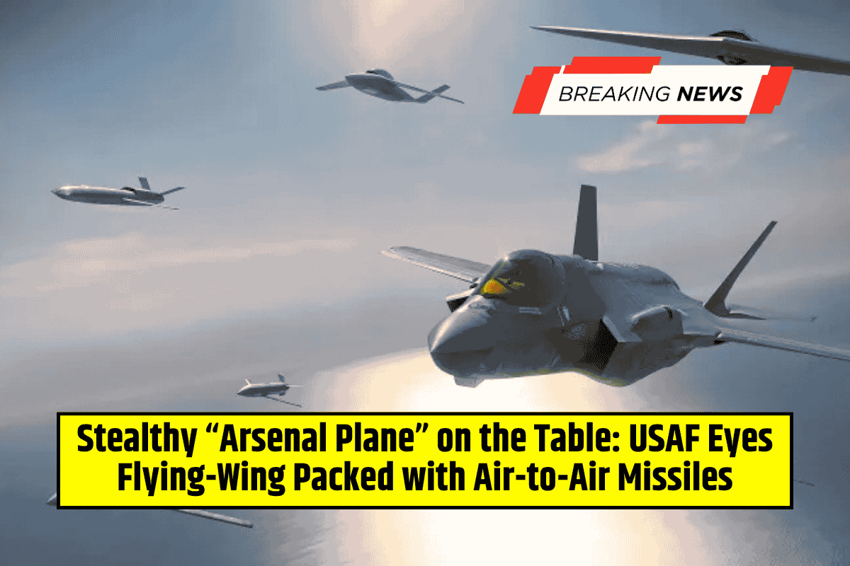 Stealthy “Arsenal Plane” on the Table: USAF Eyes Flying-Wing Packed with Air-to-Air Missiles