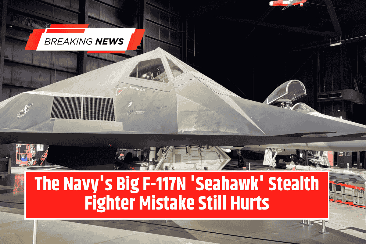 The Navy's Big F-117N 'Seahawk' Stealth Fighter Mistake Still Hurts