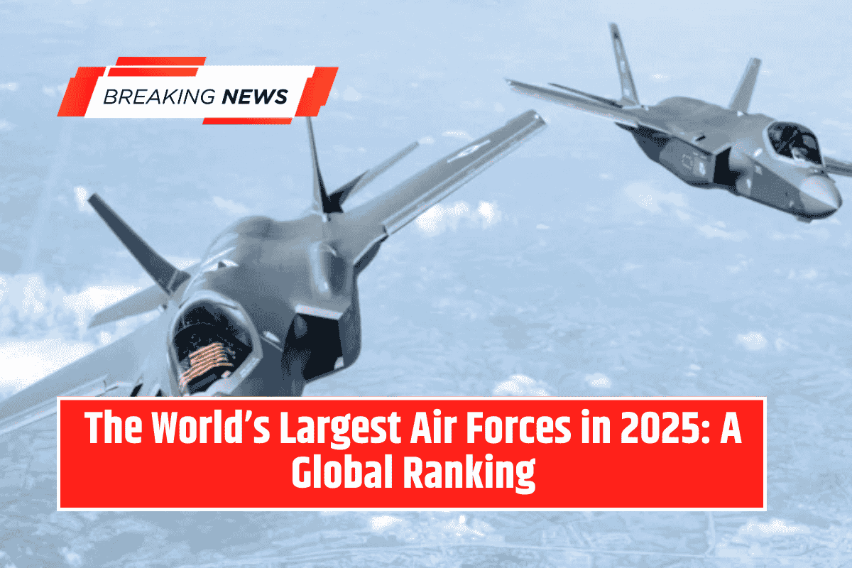 The World’s Largest Air Forces in 2025: A Global Ranking