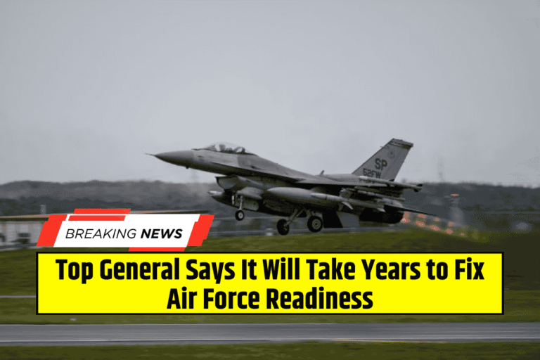 Top General Says It Will Take Years to Fix Air Force Readiness