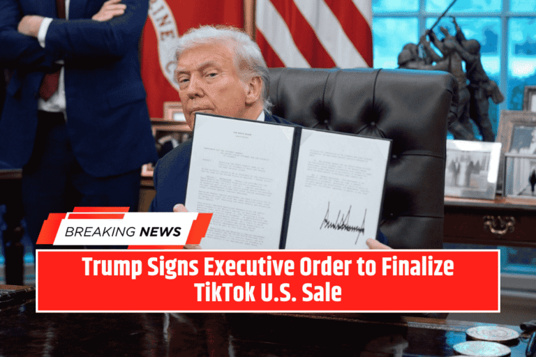 Trump Signs Executive Order to Finalize TikTok U.S. Sale
