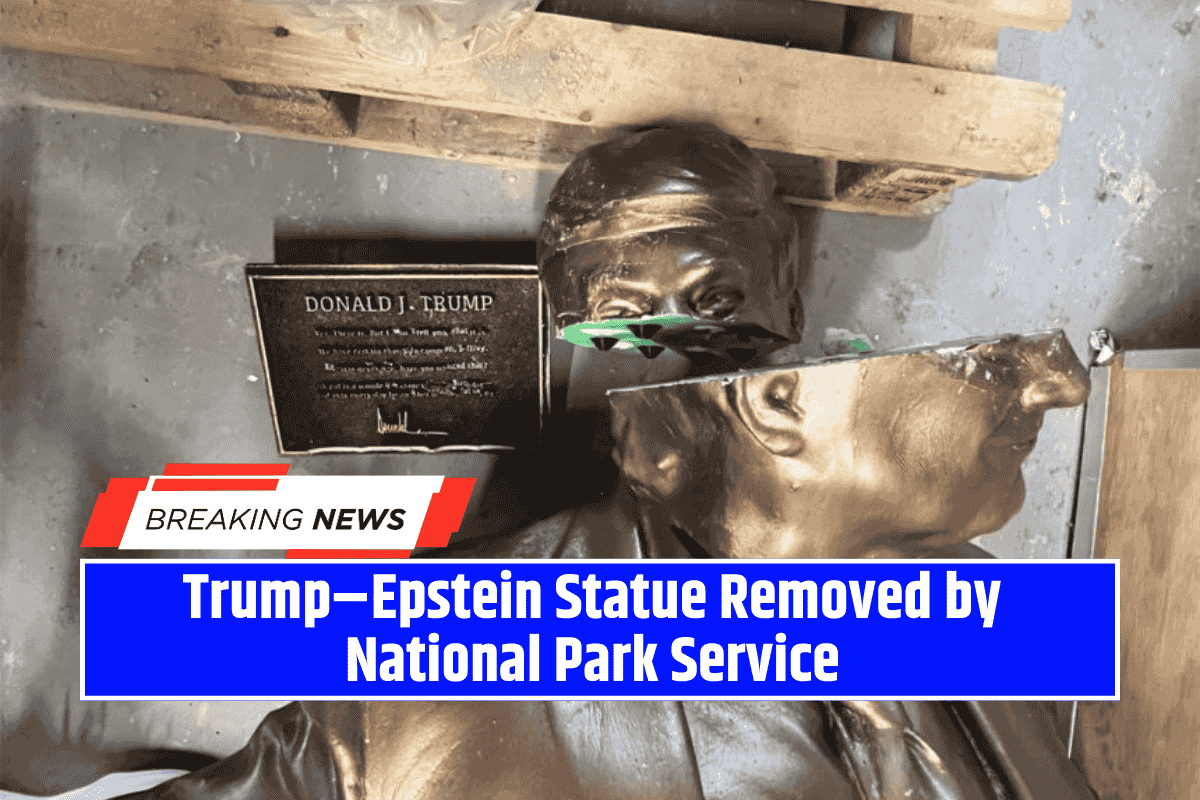 Trump–Epstein Statue Removed by National Park Service