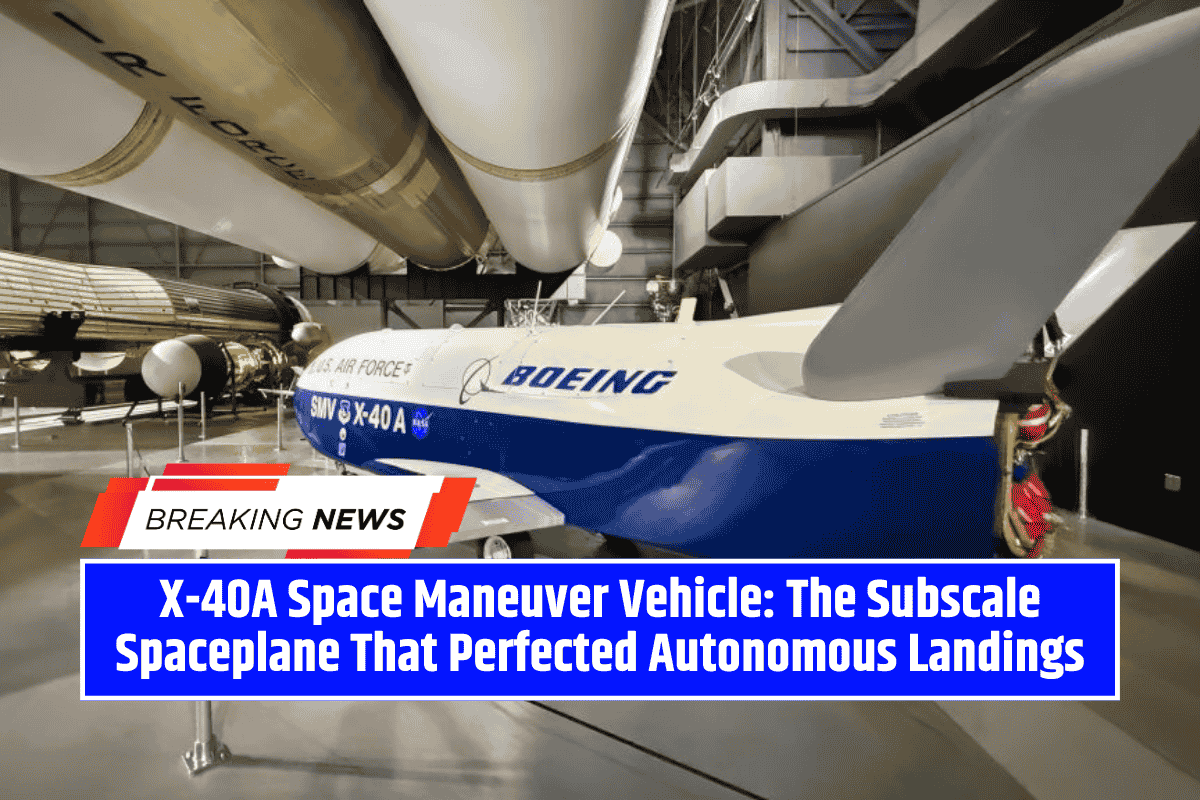 X-40A Space Maneuver Vehicle: The Subscale Spaceplane That Perfected Autonomous Landings
