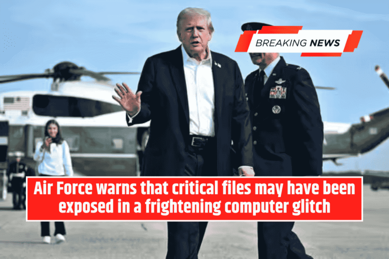 Air Force warns that critical files may have been exposed in a frightening computer glitch