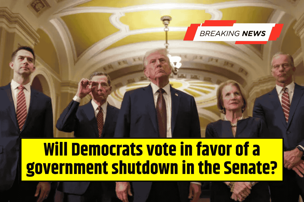 Will Democrats vote in favor of a government shutdown in the Senate?